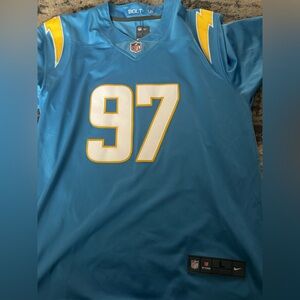 Nike Blue Joey Bosa chargers jersey